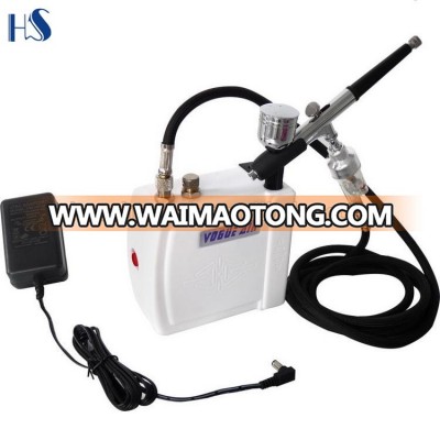 HS08AC-SK Mini Air Compressor For Makeup With Airbrush